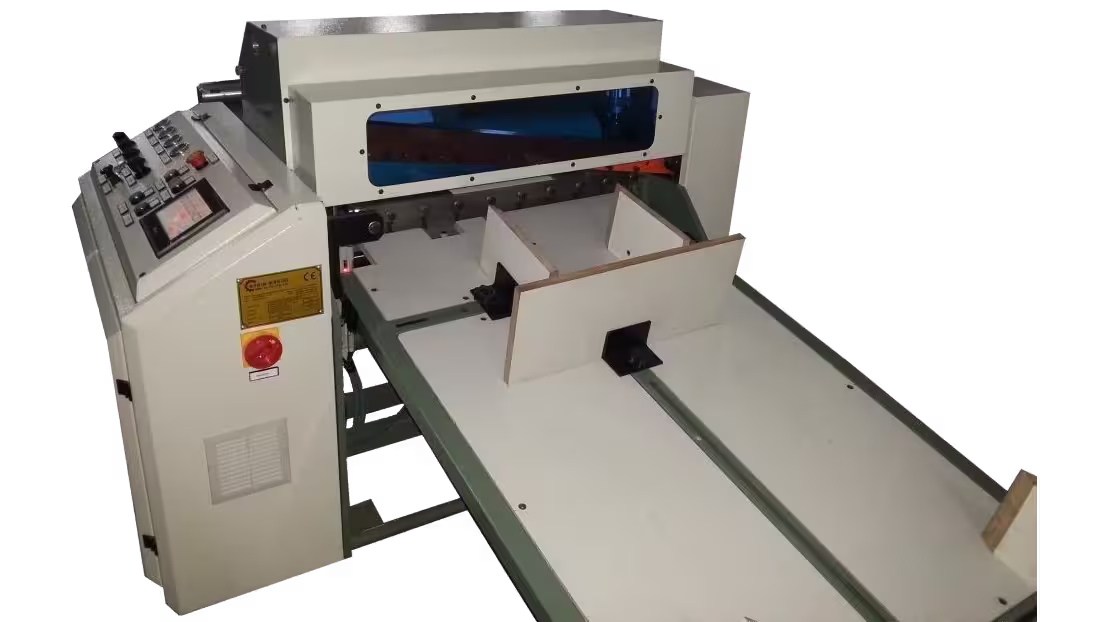 Paper sheeting machine - mini paper collecting tray
